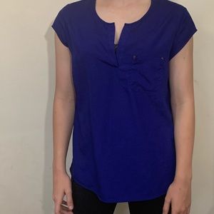 Cobalt blue blouse